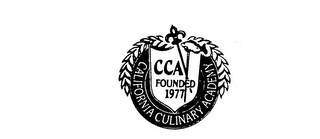 CCA CALIFORNIA CULINARY ACADEMY FOUNDED 1977 logo