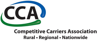 CCA COMPETITIVE CARRIERS ASSOCIATION RURAL REGIONAL NATIONWIDE logo