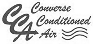 CCA CONVERSE CONDITIONED AIR logo