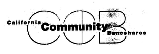 CCB CALIFORNIA COMMUNITY BANCSHARES logo