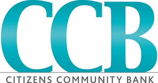 CCB CITIZENS COMMUNITY BANK logo