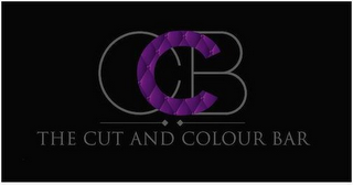CCB THE CUT AND COLOUR BAR logo