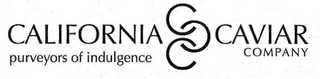 CCC CALIFORNIA CAVIAR COMPANY PURVEYORS OF INDULGENCE logo