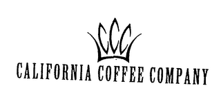 CCC CALIFORNIA COFFEE COMPANY logo