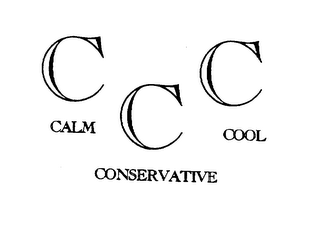CCC CALM CONSERVATIVE COOL logo