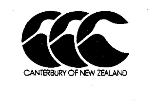 CCC CANTERBURY OF NEW ZEALAND logo
