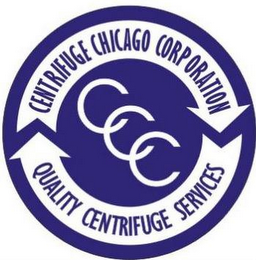 CCC CENTRIFUGE CHICAGO CORPORATION QUALITY CENTRIFUGE SERVICES logo