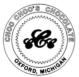 CCC CHOO CHOO'S CHOCOLATE OXFORD, MICHIGAN logo
