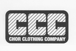 CCC CHOR CLOTHING COMPANY logo