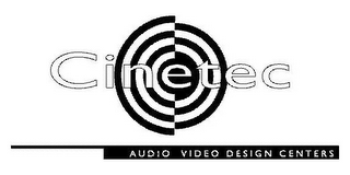 CCC CINETEC AUDIO VIDEO DESIGN CENTERS logo
