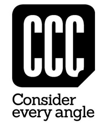 CCC CONSIDER EVERY ANGLE logo