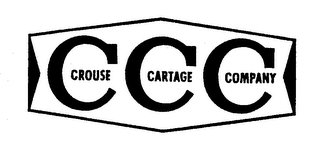 CCC CROUSE CARTAGE COMPANY logo