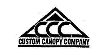 CCC CUSTOM CANOPY COMPANY logo
