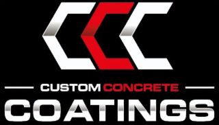 CCC CUSTOM CONCRETE COATINGS logo
