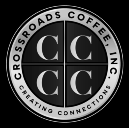 CCCC CROSSROADS COFFEE, INC. CREATING CONNECTIONS logo
