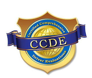 CCDE CERTIFIED COMPREHENSIVE DRIVER EVALUATIONS logo