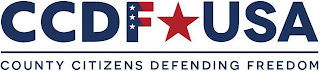 CCDF USA COUNTY CITIZENS DEFENDING FREEDOM logo