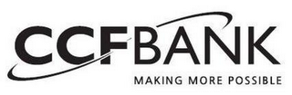 CCFBANK MAKING MORE POSSIBLE logo