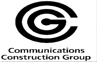 CCG COMMUNICATIONS CONSTRUCTION GROUP logo