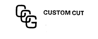 CCG CUSTOM CUT logo