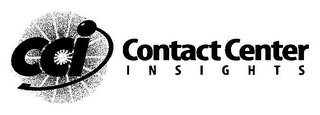 CCI CONTACT CENTER INSIGHTS logo