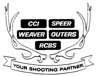 CCI SPEER WEAVER OUTERS RCBS YOUR SHOOTING PARTNER logo