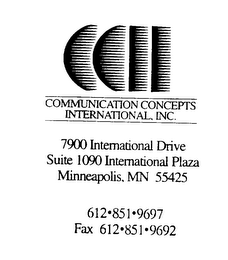CCII COMMUNICATION CONCEPTS INTERNATIONAL, INC. logo