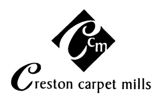 CCM CRESTON CARPET MILLS logo