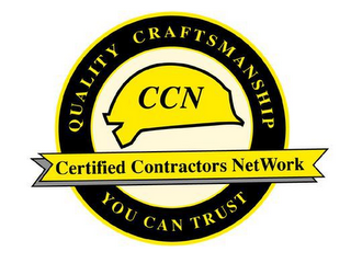 CCN CERTIFIED CONTRACTORS NETWORK QUALITY CRAFTSMANSHIP YOU CAN TRUST logo