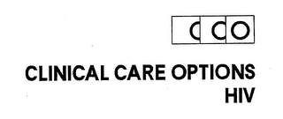 CCO CLINICAL CARE OPTIONS HIV logo
