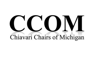 CCOM CHIAVARI CHAIRS OF MICHIGAN logo