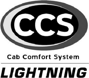 CCS CAB COMFORT SYSTEM LIGHTNING logo