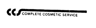 CCS COMPLETE COSMETIC SERVICE logo