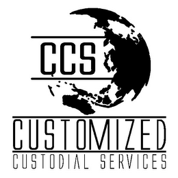 CCS CUSTOMIZED CUSTODIAL SERVICES logo