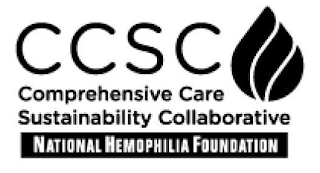 CCSC COMPREHENSIVE CARE SUSTAINABILITY COLLABORATIVE NATIONAL HEMOPHILIA FOUNDATION logo