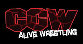 CCW ALIVE WRESTLING logo