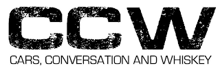 CCW CARS, CONVERSATION AND WHISKEY logo