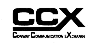 CCX CONWAY COMMUNICATION EXCHANGE logo
