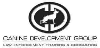 CD CANINE DEVELOPMENT GROUP LAW ENFORCEMENT TRAINING & CONSULTING logo