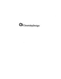 CD CLOSETBYDESIGN logo