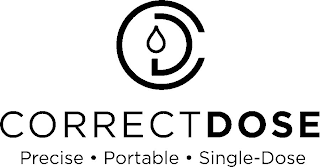 CD CORRECTDOSE PRECISE · PORTABLE · SINGLE-DOSE logo