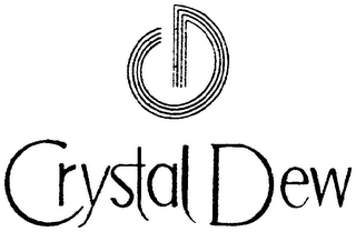 CD CRYSTAL DEW logo