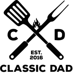 CD EST. 2016 CLASSIC DAD logo