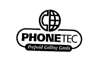 CD PHONETEC PREPAID CALLING CARDS logo