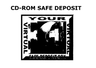 CD-ROM SAFE DEPOSIT VIRTUAL SAFE DEPOSIT BOX logo