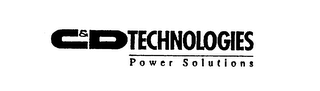 C&D TECHNOLOGIES POWER SOLUTIONS logo