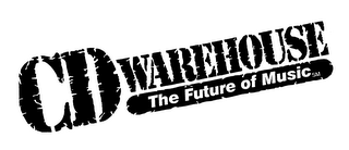 CD WAREHOUSE THE FUTURE OF MUSIC logo