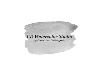 CD WATERCOLOR STUDIO BY CHRISTINA DEGREGORIO logo