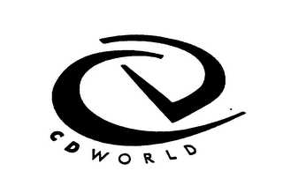 CD WORLD logo