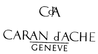 CD'A CARAN D'ACHE GENEVE logo